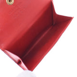 LOUIS VUITTON Louis Vuitton Verni Radrow Coin Purse Rouge M91090 Ladies Monogram Vernicoin Case B Rank Used Ginzo