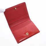 LOUIS VUITTON Louis Vuitton Verni Radrow Coin Purse Rouge M91090 Ladies Monogram Vernicoin Case B Rank Used Ginzo