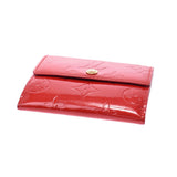 LOUIS VUITTON Louis Vuitton Verni Radrow Coin Purse Rouge M91090 Ladies Monogram Vernicoin Case B Rank Used Ginzo