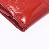 LOUIS VUITTON Louis Vuitton Verni Radrow Coin Purse Rouge M91090 Ladies Monogram Vernicoin Case B Rank Used Ginzo