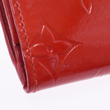 LOUIS VUITTON Louis Vuitton Verni Radrow Coin Purse Rouge M91090 Ladies Monogram Vernicoin Case B Rank Used Ginzo