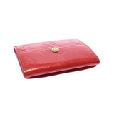 LOUIS VUITTON Louis Vuitton Verni Radrow Coin Purse Rouge M91090 Ladies Monogram Vernicoin Case B Rank Used Ginzo