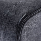 Chanel Chanel垂直伏特尔黑金支架女士鱼子酱皮肤手提包AB排名二手Silgrin