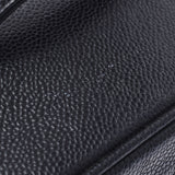 Chanel Chanel垂直伏特尔黑金支架女士鱼子酱皮肤手提包AB排名二手Silgrin