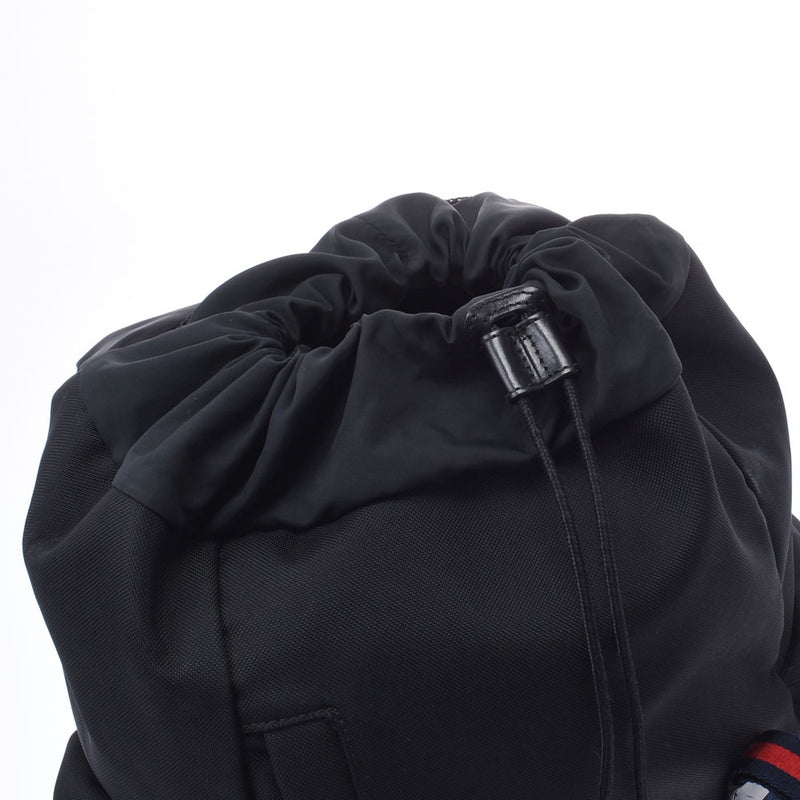 GUCCI Backpack Daypack 429037 canvas Black mens Used