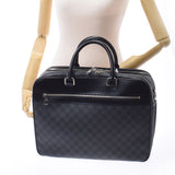 LOUIS VUITTON Louis Vuitton Damier Graphit Overnight 2WAY Bag Black/Gray N41004 Men's Business Bag A Rank Used Ginzo
