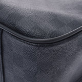 路易威顿路易·维顿（Louis Vuitton）damier damier Graphit unight 2way袋黑色/灰色N41004男士商务袋A等级使用Ginzo