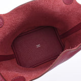 HERMES エルメス ピコタンロック PM  ルビー（赤系） シルバー金具 □R刻印(2014年頃) レディース トリヨンクレマンス ハンドバッグ Aランク 中古 銀蔵