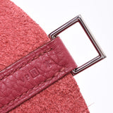HERMES エルメス ピコタンロック PM  ルビー（赤系） シルバー金具 □R刻印(2014年頃) レディース トリヨンクレマンス ハンドバッグ Aランク 中古 銀蔵