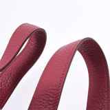 HERMES エルメス ピコタンロック PM  ルビー（赤系） シルバー金具 □R刻印(2014年頃) レディース トリヨンクレマンス ハンドバッグ Aランク 中古 銀蔵