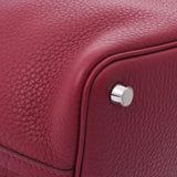 HERMES エルメス ピコタンロック PM  ルビー（赤系） シルバー金具 □R刻印(2014年頃) レディース トリヨンクレマンス ハンドバッグ Aランク 中古 銀蔵