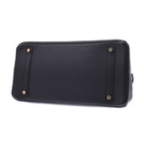 Hermes Hermes Burkin 35 Black Gold Bracket □ P Engraved (around 2012) Unisex Triyo Clemance Handbags AB Rank Used Silgrin