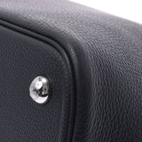 HERMES エルメス ボリード 1923 45  黒 シルバー金具 Y刻印(2020年頃) ユニセックス トゴ ハンドバッグ 新同 中古 銀蔵