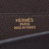 Hermes Hermes Kelly De Peche 38巧克力金支架□K-ingraved（2007年左右）UniSEX Voepson Business BAT A等级使用Silgrin