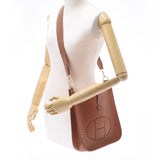Hermes Hermes Evelin PM Leave (Tea) □ E-engraving (around 2001) Women's Vova Renia Shoulder Bag AB Rank Used Silgrin
