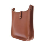 Hermes Hermes Evelin PM Leave (Tea) □ E-engraving (around 2001) Women's Vova Renia Shoulder Bag AB Rank Used Silgrin