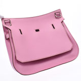 Hermes Hermes Jipusier 28 pink silver bracket □ N stamp (around 2010) Unisex Swift Shoulder Bag A rank used Silgrin