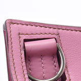 Hermes Hermes Jipusier 28 pink silver bracket □ N stamp (around 2010) Unisex Swift Shoulder Bag A rank used Silgrin