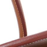 HERMES エルメス バーキン 35 ゴールド ゴールド金具 □F刻印(2002年頃) ユニセックス クシュベル ハンドバッグ Aランク 中古 銀蔵