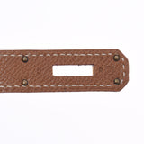 HERMES エルメス バーキン 35 ゴールド ゴールド金具 □F刻印(2002年頃) ユニセックス クシュベル ハンドバッグ Aランク 中古 銀蔵