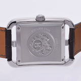 HERMES エルメス ケープコッド CD6.710 メンズ SS/アリゲーター 腕時計 自動巻き シルバー文字盤 Aランク 中古 銀蔵