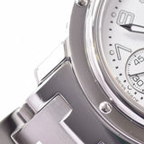 HERMES HERMES CLIPPER CHRONO CL1.310男孩SS观看石英白色拨号A级使用Ginzo