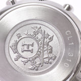 HERMES HERMES CLIPPER CHRONO CL1.310男孩SS观看石英白色拨号A级使用Ginzo