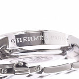 HERMES エルメス クリッパー クロノ CL1.310 ボーイズ SS 腕時計 クオーツ 白文字盤 Aランク 中古 銀蔵