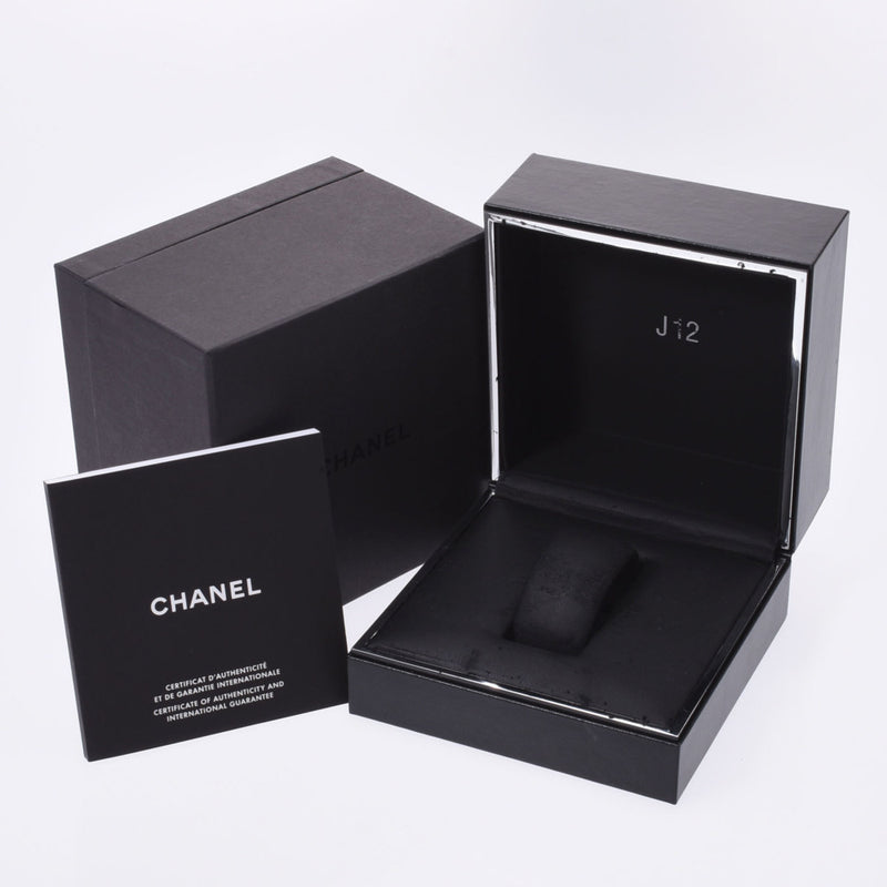 香奈儿香奈儿（Chanel Chanel）J12 38mm 12p钻石H1626男士黑色陶瓷/ss观看自动黑色表盘排名