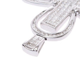 その他 クロスモチーフ ダイヤ7.25ct ユニセックス K18WG ペンダントトップ Aランク 中古 銀蔵