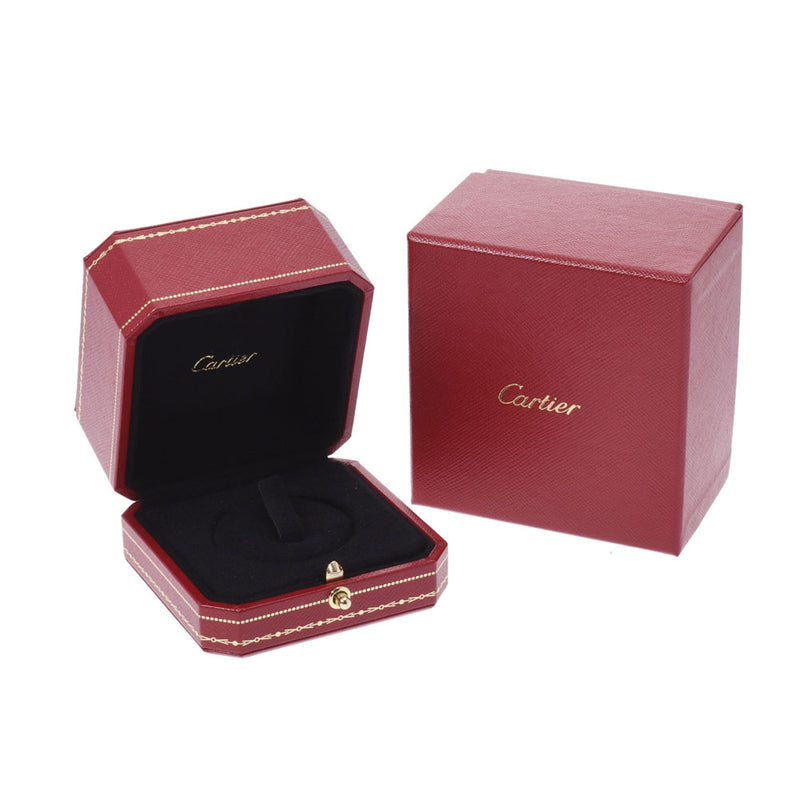 CARTIER カルティエ トリニティ ビックサイズ #71 ユニセックス K18WG/セラミック リング・指輪 Aランク 中古 銀蔵