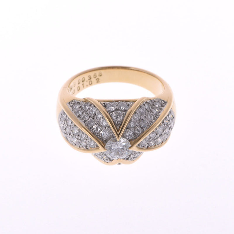 Other SoutherN Cross Southern Cross Diamond 0.368/1.02ct No. 13 Ladies K18YG/PT900 Ring/Ring A Rank Used Ginzo