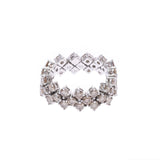 Other diamonds 2.50ct No. 16 Ladies K18WG Ring / Ring A Rank used Ginzo