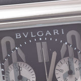 BVLGARI Bvlgari Retan Goro 49 Chronograph RTC49S Men's SS/Rubber Watch Quartz Black Dial A Rank used Ginzo