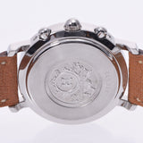 HERMES HERMES CLIPPER CHRONO CL1.320男孩SS/GP/Leather Watch Quartz White Dial AB级使用Ginzo