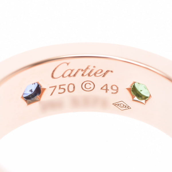 Cartier Cartier Love Ring多色＃49 9 Munisex K18PG环 /环A级二手Ginzo