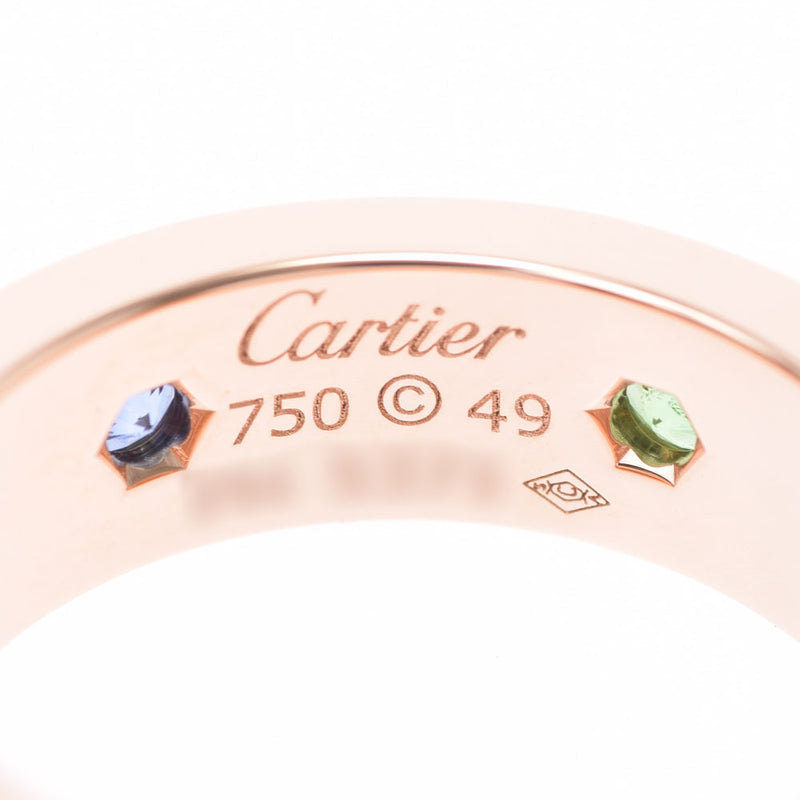 CARTIER カルティエ ラブリング マルチカラー #49 9号 ユニセックス K18PG リング・指輪 Aランク 中古 銀蔵