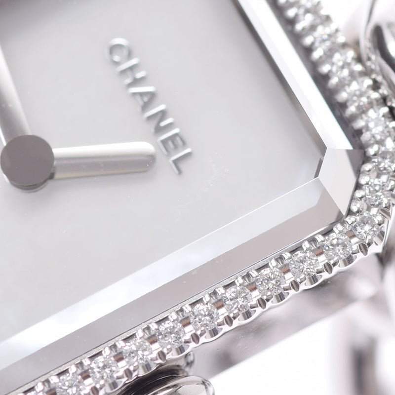 CHANEL Chanel Premiere Bezel Diamond H3253 Ladies SS Watch Quartz White Shell Dial A Rank Used Ginzo