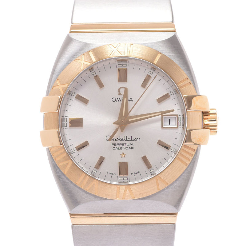 Omega Omega Constellation Double Eagle 1213.30 Men's SS/YG Watch Quartz Silver Dial A Rank Used Ginzo