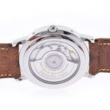 HERMES Hermes Clipper GMT Dubletour Power Reserve CL5.710 Men's SS/Leather Watch Automatic White Dial AB Rank Used Ginzo