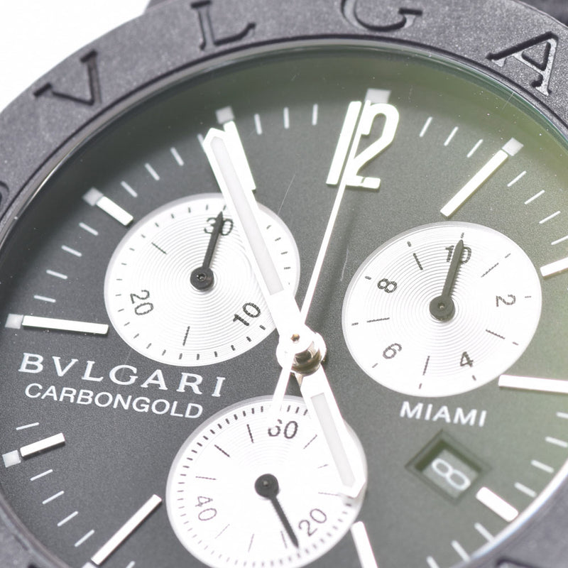 Bvlgari Bulgari Bulgari Bulgari Bulgari Bulgari 38 Carbon Gold Limited 999 Miami Limited BB38Clch男士碳/皮革手表Quartz Black Black Dial AB Rank Rank used Ginzo