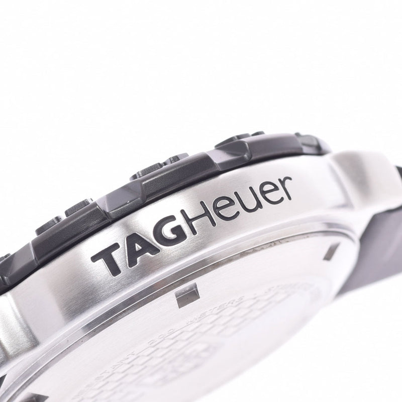 TAG HEUER タグホイヤー フォーミュラ1 クロノグラフ CAH1111 メンズ SS/ラバー 腕時計 クオーツ シルバー文字盤 Aランク 中古 銀蔵