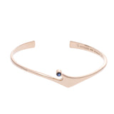 その他 GABRIELSEN 一粒サファイア ユニセックス K14YG ブレスレット Aランク 中古 銀蔵