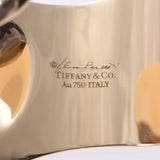 TIFFANY & CO. Tiffany Elsa Letti Bone Cuff Small Bangle Ladies K18YG Bracelet A Rank Used Ginzo