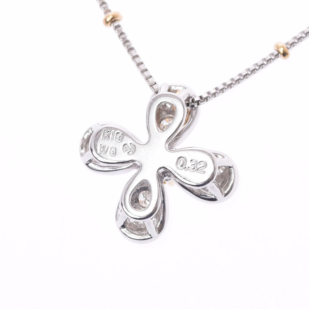 タサキイエローダイヤ0.32ct フラワーモチーフ レディース
