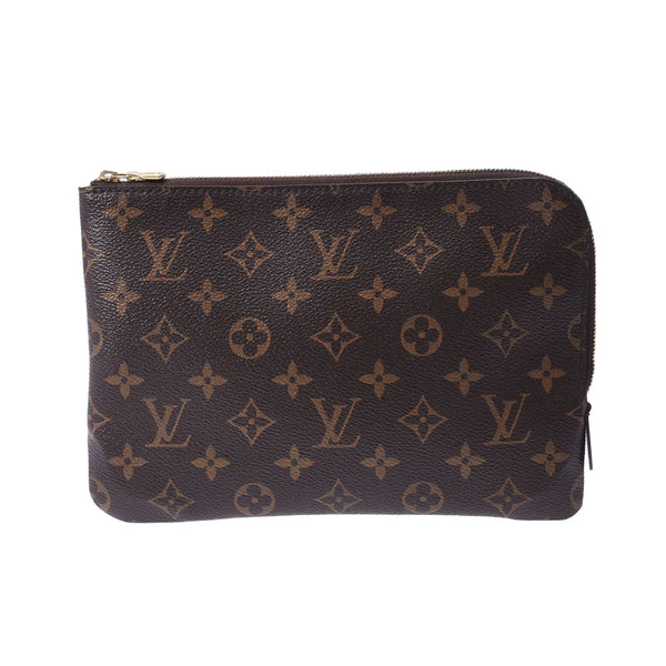 LOUIS VUITTON Louis Vuitton Monogram Etou Veivoyage PM Clutch Bag Fuchsha M44148 Unisex Monogram Canvas Pouch AB Rank Used Ginzo