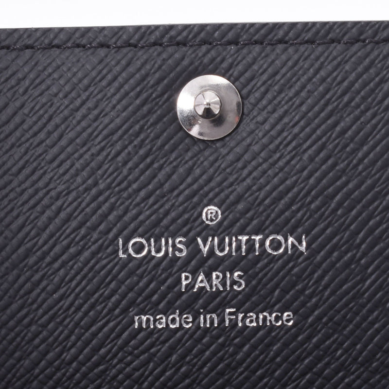 LOUIS VUITTON Louis Vuitton Damier Graphit 6 Key Case Black/Gray N62662 Men's Damier Graphit Canvas Key Case New Used Ginzo