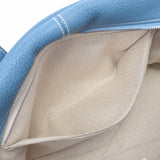 HERMES Hermes Victoria 35 Blue Jean Silver Bracket □ R engraved (around 2014) Unisex Toryon Lemance Handbag A Rank used Ginzo