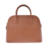 HERMES エルメス ボリード 37 ゴールド ゴールド金具 □A刻印(1997年頃) レディース クシュベル ハンドバッグ Aランク 中古 銀蔵