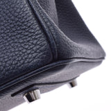 爱马仕爱马仕·伯金（Hermes Hermes Birkin）30蓝色NUY银支d（2019年左右）女士多哥手提包A级使用Ginzo